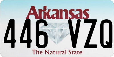 AR license plate 446VZQ