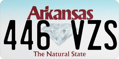 AR license plate 446VZS