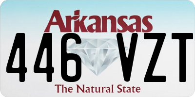 AR license plate 446VZT