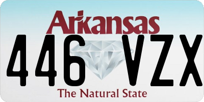 AR license plate 446VZX