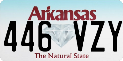 AR license plate 446VZY