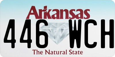 AR license plate 446WCH