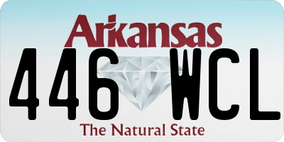 AR license plate 446WCL