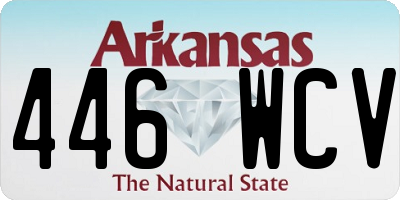 AR license plate 446WCV