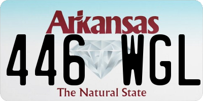 AR license plate 446WGL