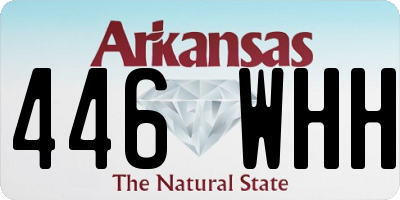 AR license plate 446WHH