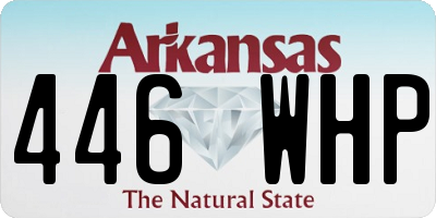 AR license plate 446WHP