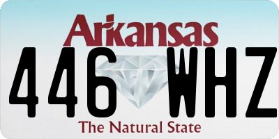 AR license plate 446WHZ