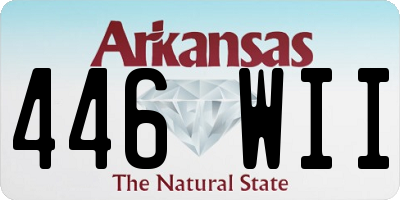 AR license plate 446WII