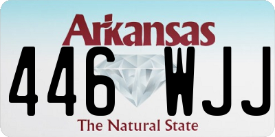 AR license plate 446WJJ