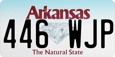 AR license plate 446WJP