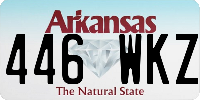 AR license plate 446WKZ