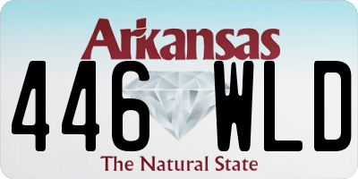 AR license plate 446WLD