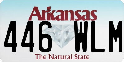 AR license plate 446WLM