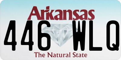 AR license plate 446WLQ