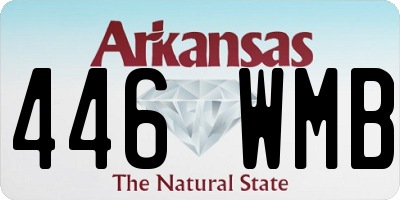 AR license plate 446WMB