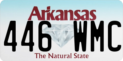 AR license plate 446WMC