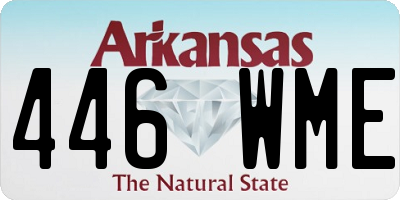 AR license plate 446WME