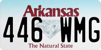 AR license plate 446WMG