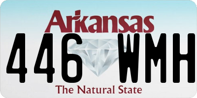 AR license plate 446WMH