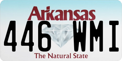 AR license plate 446WMI