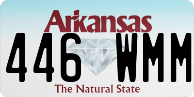 AR license plate 446WMM
