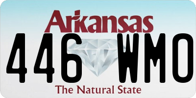 AR license plate 446WMO