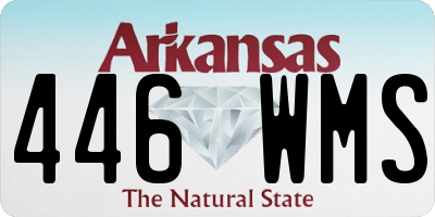 AR license plate 446WMS