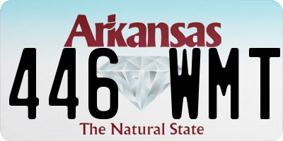 AR license plate 446WMT