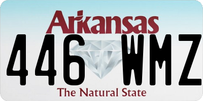 AR license plate 446WMZ