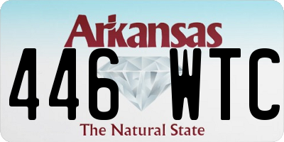 AR license plate 446WTC