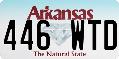 AR license plate 446WTD