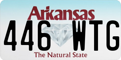 AR license plate 446WTG