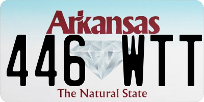 AR license plate 446WTT