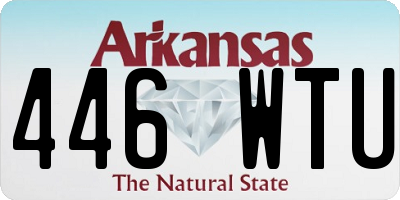 AR license plate 446WTU