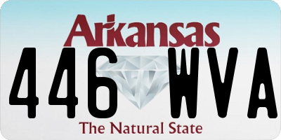 AR license plate 446WVA