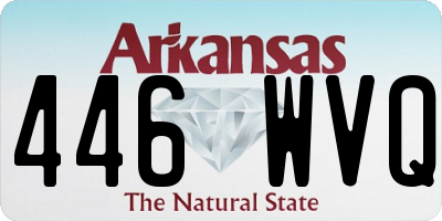 AR license plate 446WVQ