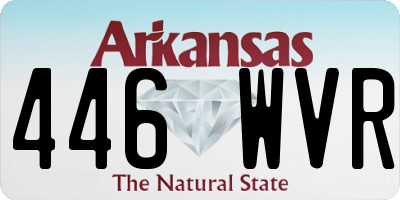 AR license plate 446WVR