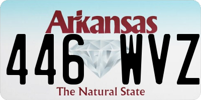 AR license plate 446WVZ
