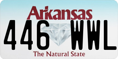 AR license plate 446WWL