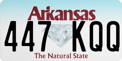 AR license plate 447KQQ