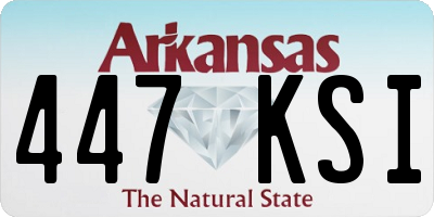 AR license plate 447KSI