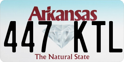 AR license plate 447KTL