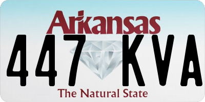 AR license plate 447KVA