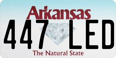 AR license plate 447LED