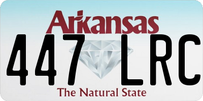 AR license plate 447LRC