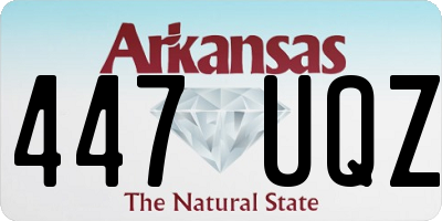 AR license plate 447UQZ