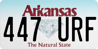 AR license plate 447URF