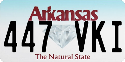 AR license plate 447VKI