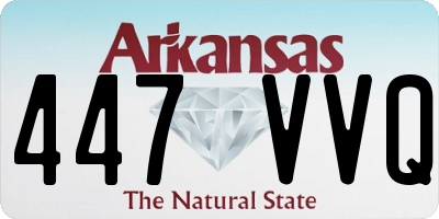 AR license plate 447VVQ